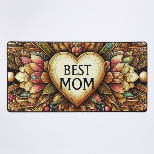 Item preview, Mothers Day Card Best Mom Gold Heart designed and sold by Illuministique.