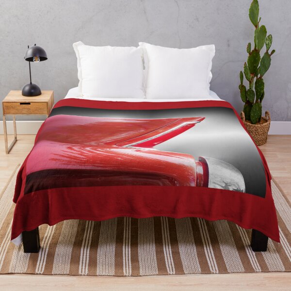 Item preview, American classic car Deville 1962 tail fin red designed and sold by Beate Gube.