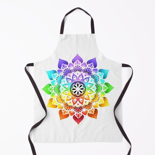 Item preview, Mandala of Chakras in the 7 colors of the rainbow n°2 designed and sold by Audrey Janvier | AJD.