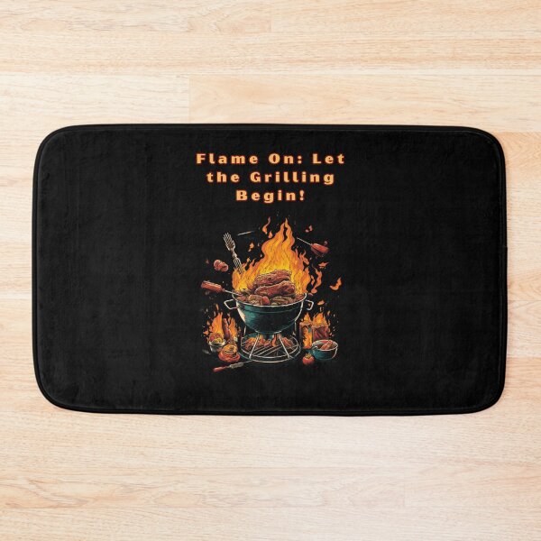 Item preview, FLAME ON: LET THE GRILLING BEGIN! designed and sold by mirciashop.
