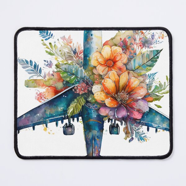 Item preview, Airplane floral designed and sold by clarkfraser.
