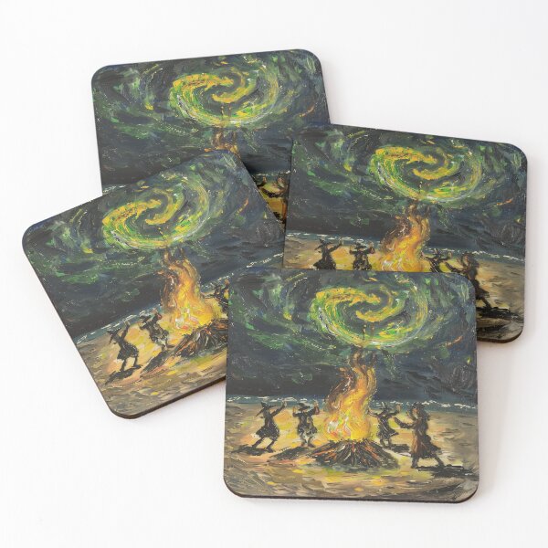 Item preview, Elemental Bonfire Dance Art designed and sold by palmyst.