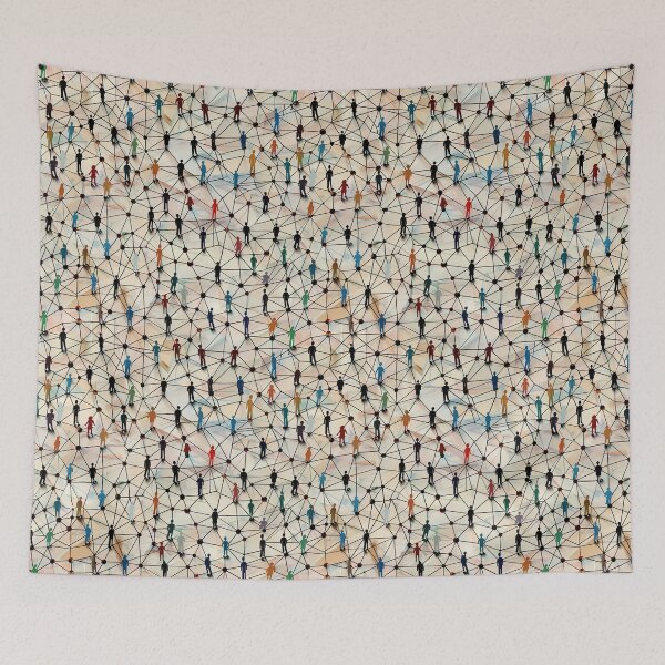 Item preview, Social Fabric Tapestry designed and sold by palmyst.