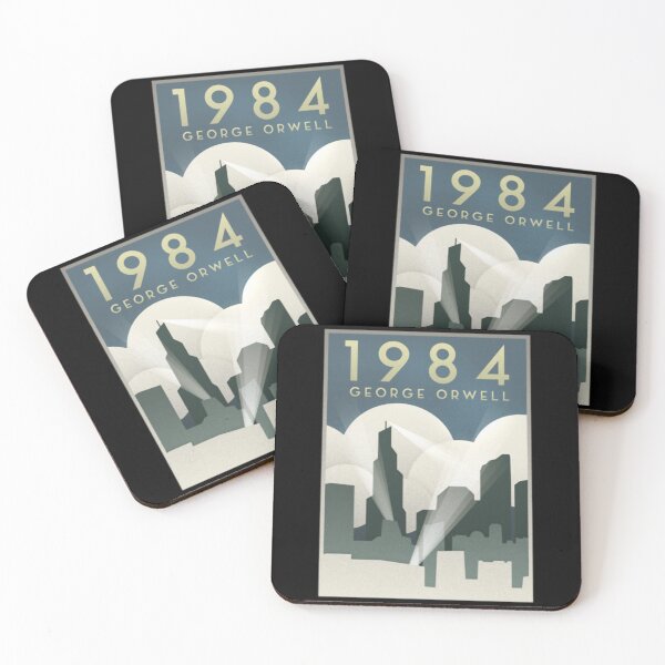 Item preview, George Orwell - 1984, Art Deco Poster  designed and sold by Maximobetsie.