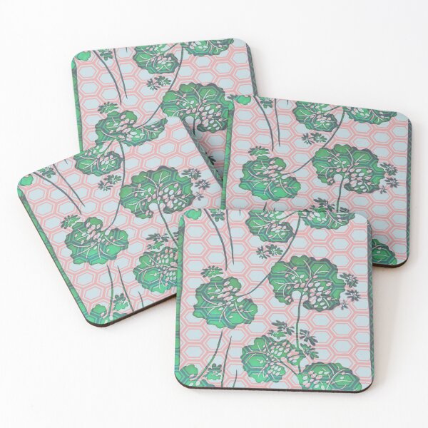 Item preview, Japanese Katagami Stencil Hasu Lily Pad designed and sold by ChidoriVintage.