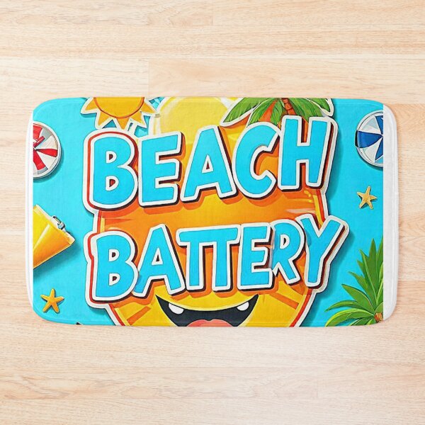 Artikelvorschau, Sommer-Aufladung: Motivierende STRANDBATTERIE. entworfen und verkauft von Giulivo Store Graphic.