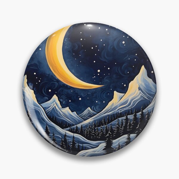 Item preview, Cold yet serene: A winter wonderland abstract landscape designed and sold by Shirtastically.