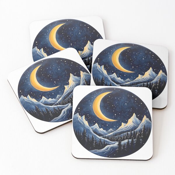 Item preview, Cold yet serene: A winter wonderland abstract landscape designed and sold by Shirtastically.