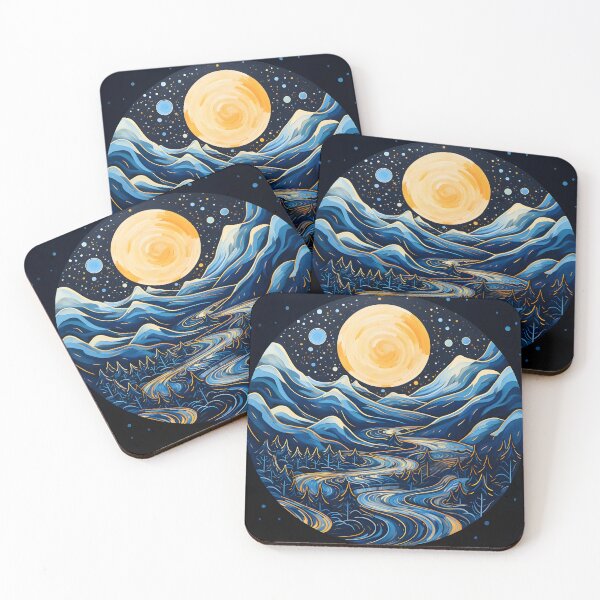 Item preview, Cold yet captivating: A winter wonderland abstract landscape designed and sold by Shirtastically.