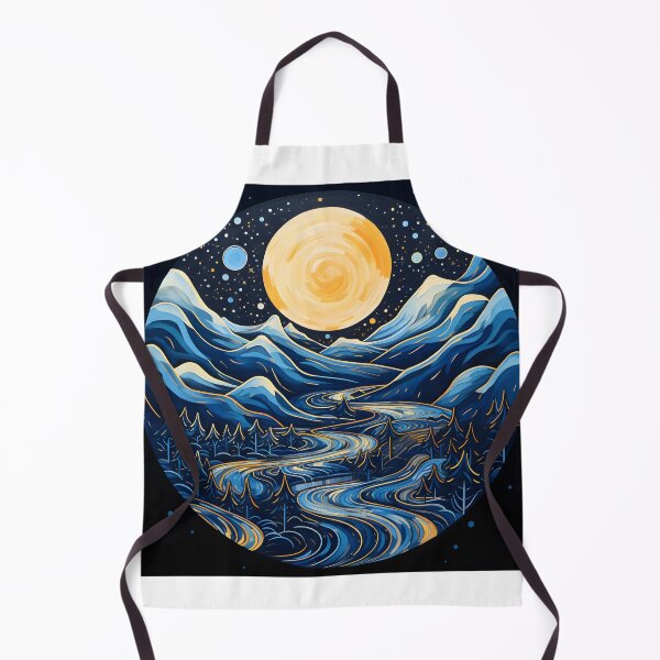 Item preview, Cold yet captivating: A winter wonderland abstract landscape designed and sold by Shirtastically.