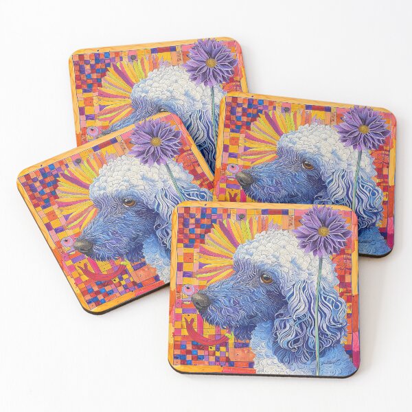 Item preview, Colorful poodle designed and sold by FlowersColorful.