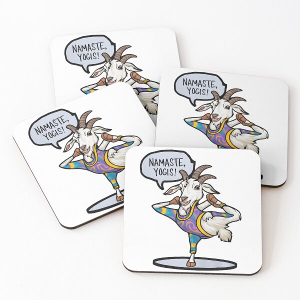 Item preview, Namaste Yogis! Funny Goat Yogis! designed and sold by Zibis09.