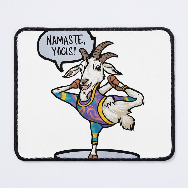 Item preview, Namaste Yogis! Funny Goat Yogis! designed and sold by Zibis09.