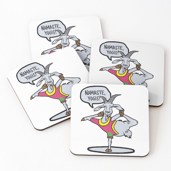 Item preview, Namaste Yogis! Funny Goat Yogis! designed and sold by Zibis09.