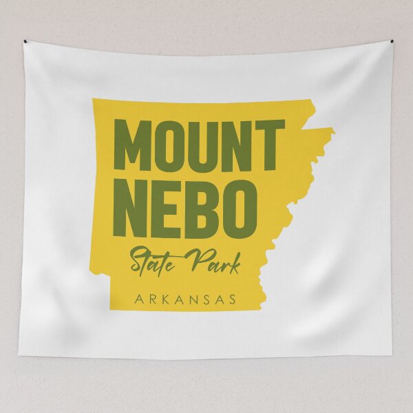 Item preview, Mount Nebo State Park Arkansas Map designed and sold by bivenart.