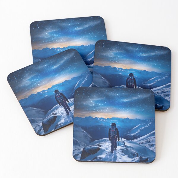 Item preview, Winter Night Hike: Landscape, Stars & Celestial Beauty designed and sold by Shirtastically.