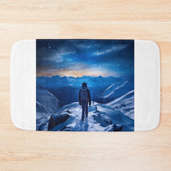 Item preview, Winter Night Hike: Landscape, Stars & Celestial Beauty designed and sold by Shirtastically.