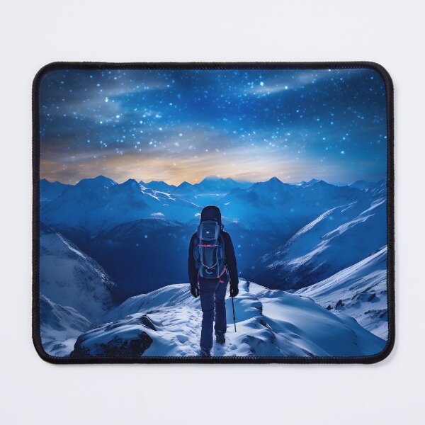 Item preview, Winter Night Hike: Landscape, Stars & Celestial Beauty designed and sold by Shirtastically.