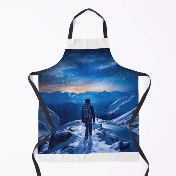 Item preview, Winter Night Hike: Landscape, Stars & Celestial Beauty designed and sold by Shirtastically.