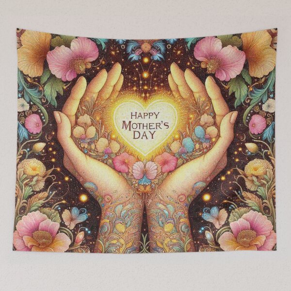 Item preview, Feliz día de la madre Regalo floral de corazón brillante designed and sold by Illuministique.