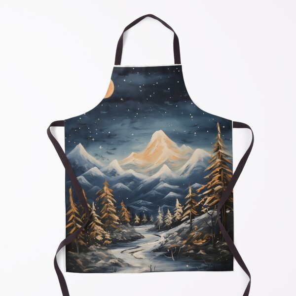 Item preview, Winter Wonderland: A Contemporary Landscape of Mountains and Stars designed and sold by Shirtastically.