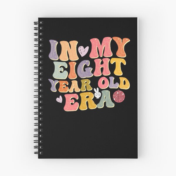 Item preview, In my Eight year old era groovy retro Happy 8th Birthday designed and sold by MTRBSK11.