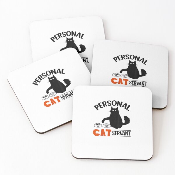 Item preview, Funny Personal Cat Serving designed and sold by StickChic.