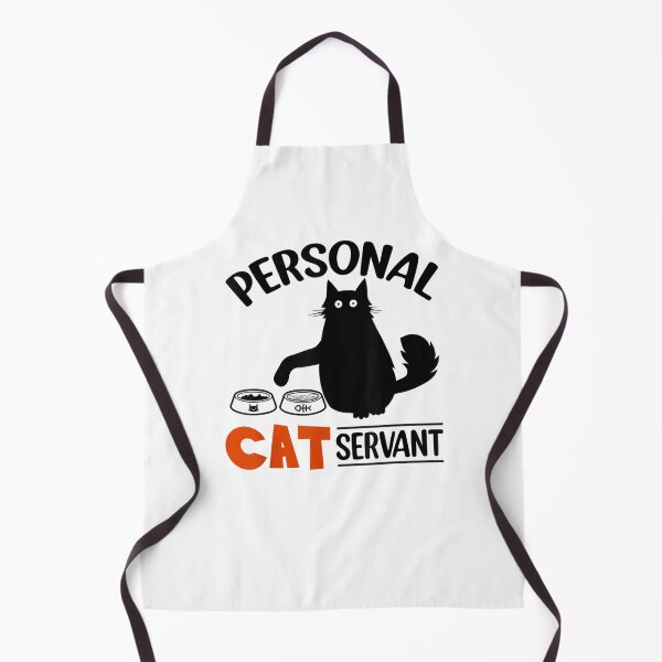 Aperçu de l'œuvre Funny Personal Cat Servant créée et vendue par StickChic.