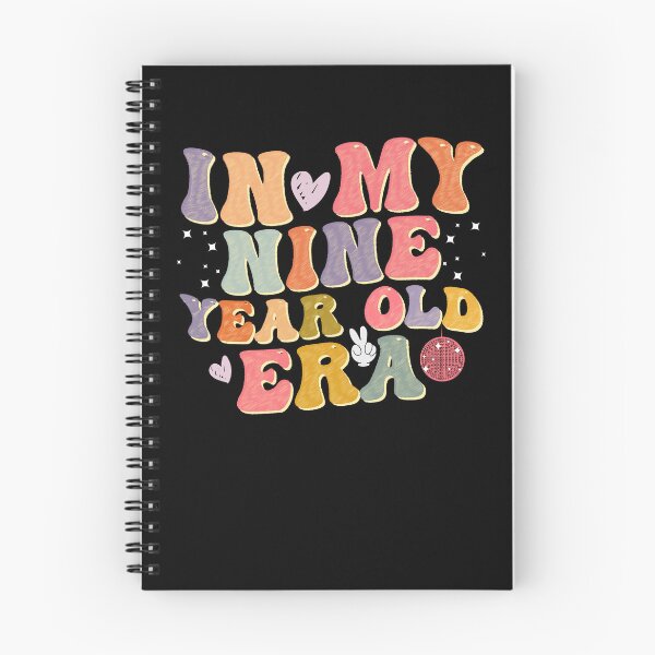 Item preview, In my nine year old era groovy retro Happy 9th Birthday designed and sold by MTRBSK11.