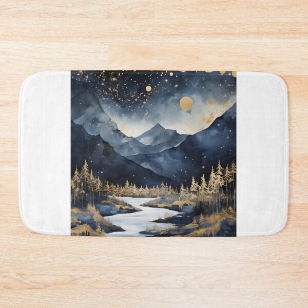 Item preview, Winter Wonderland: A Contemporary Landscape of Mountains and Stars designed and sold by Shirtastically.