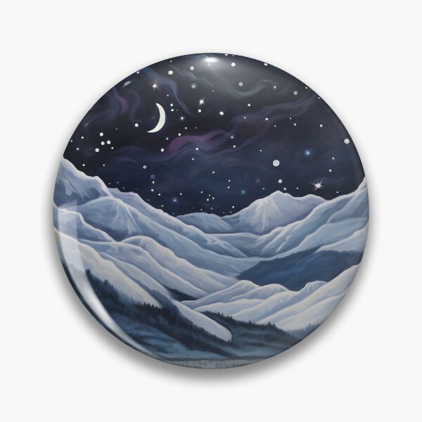Item preview, Winter Wonderland: A Contemporary Landscape of Mountains and Stars designed and sold by Shirtastically.