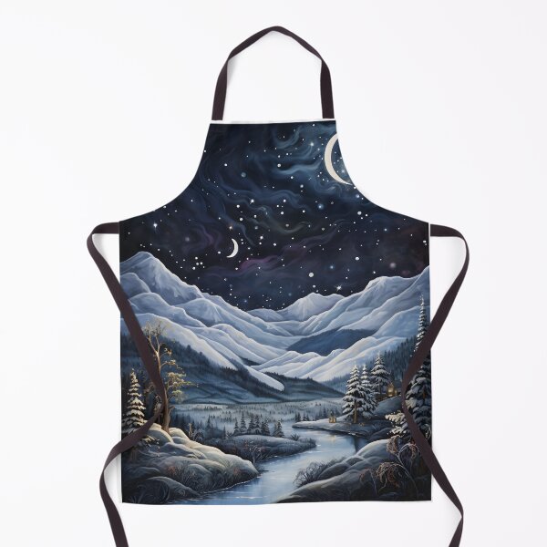 Item preview, Winter Wonderland: A Contemporary Landscape of Mountains and Stars designed and sold by Shirtastically.