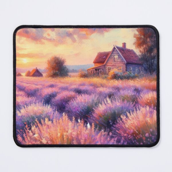 Item preview, Lavender field painting designed and sold by tipitoes.