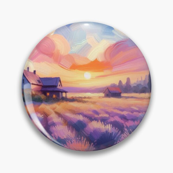 Item preview, lavender field acrilic designed and sold by tipitoes.