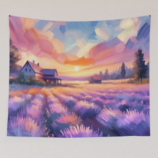 Item preview, lavender field acrilic designed and sold by tipitoes.