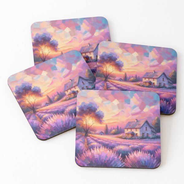 Item preview, lavender acrilic painting designed and sold by tipitoes.