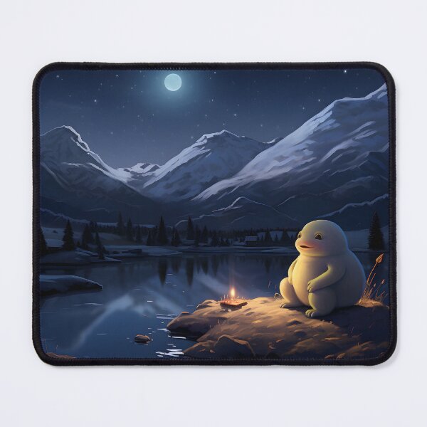 Item preview, Cold Contemplation: An Axolotl Amidst Snow-Capped Peaks designed and sold by Shirtastically.