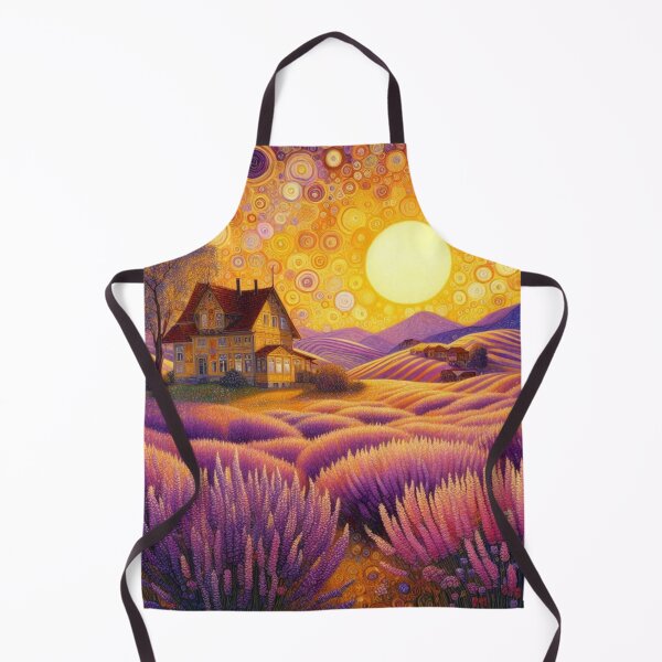 Item preview, Lavender field landscape designed and sold by tipitoes.