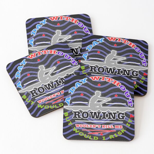 Item preview, Rowing or Bust: A Rower's Day Riding the River Waves designed and sold by Michael van der Hoorn.