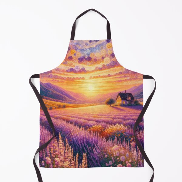 Item preview, Painting of Lavender field designed and sold by tipitoes.