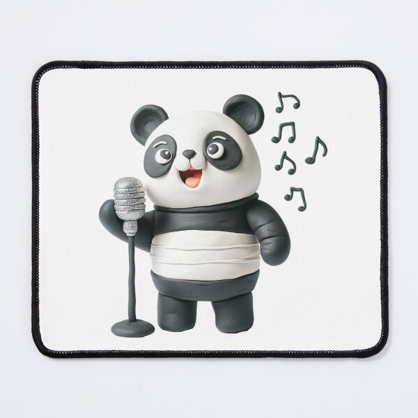 Item preview, panda clay doll rock star singing designed and sold by rizaldz.