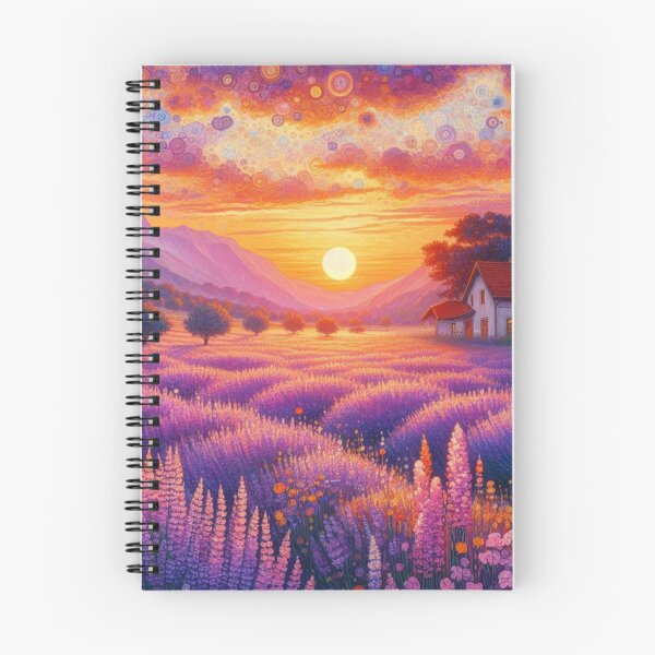 Item preview, Lavender field sunset designed and sold by tipitoes.