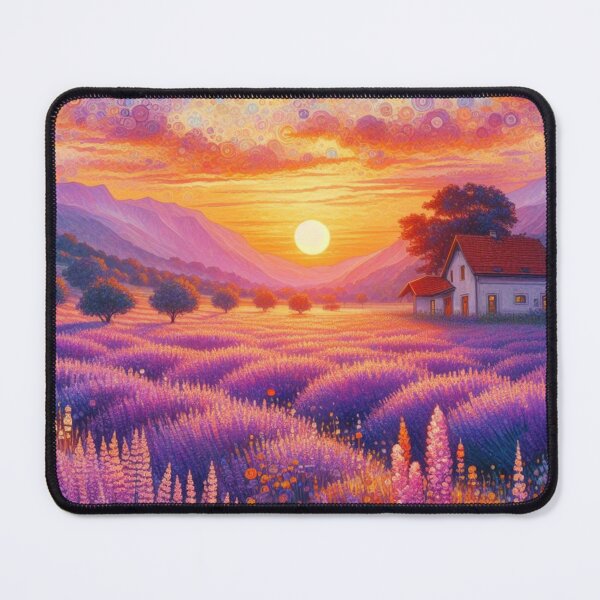 Item preview, Lavender field sunset designed and sold by tipitoes.