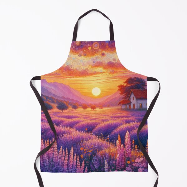 Item preview, Lavender field sunset designed and sold by tipitoes.