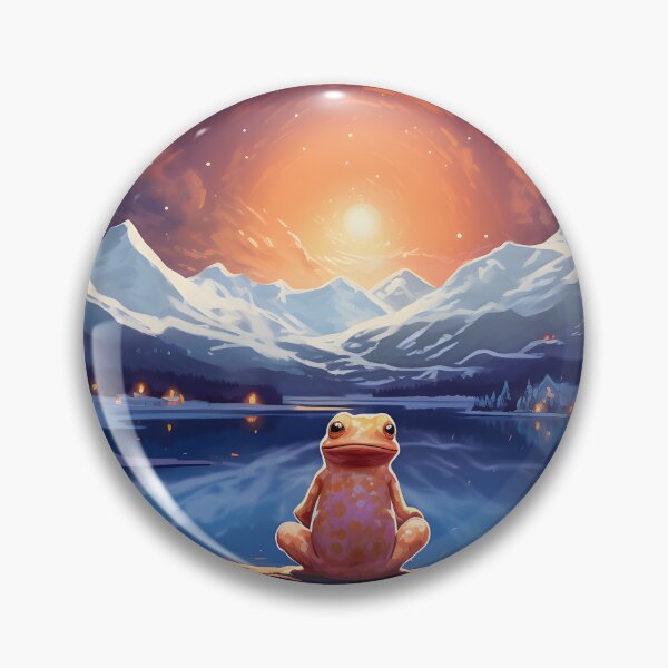 Item preview, Cold Contemplation: An Axolotl Amidst Snow-Capped Peaks designed and sold by Shirtastically.