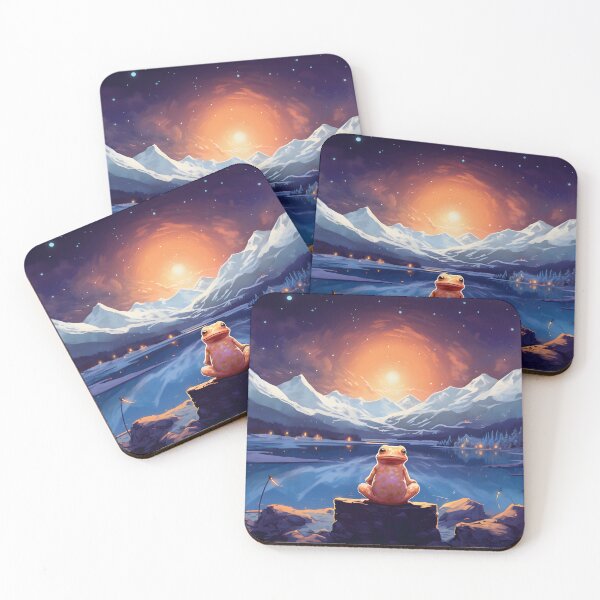 Item preview, Cold Contemplation: An Axolotl Amidst Snow-Capped Peaks designed and sold by Shirtastically.
