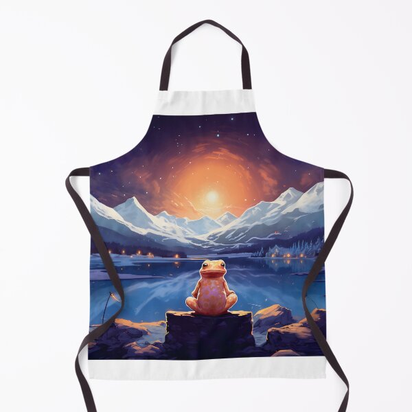 Item preview, Cold Contemplation: An Axolotl Amidst Snow-Capped Peaks designed and sold by Shirtastically.