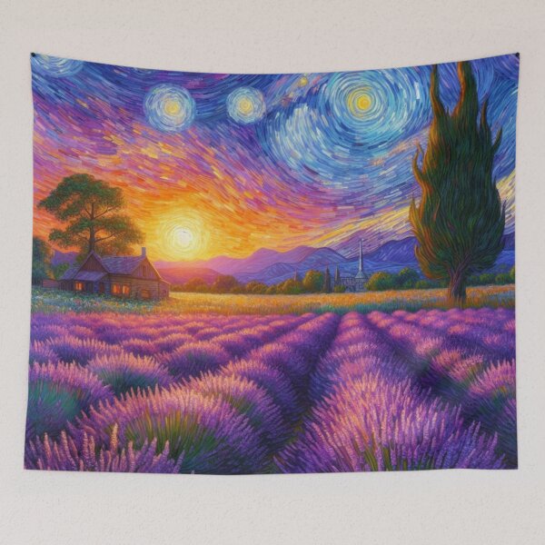 Item preview, Mediteranean Lavender field designed and sold by tipitoes.