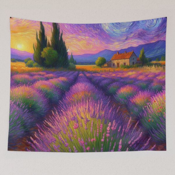 Item preview, Colorful Lavander Fields  designed and sold by tipitoes.