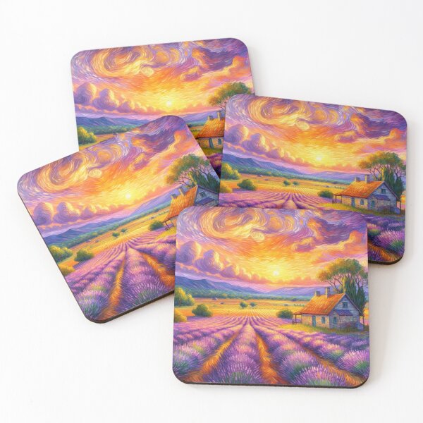 Item preview, Lavander fields bright designed and sold by tipitoes.